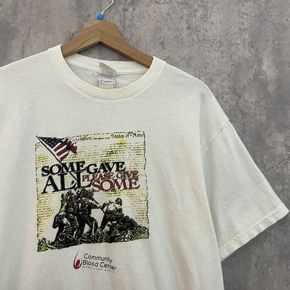 90s vintage 古着　ビンテージ　フルーツオブザルーム　FRUIT OF THE LOOM Tシャツ　戦争　アメカジ