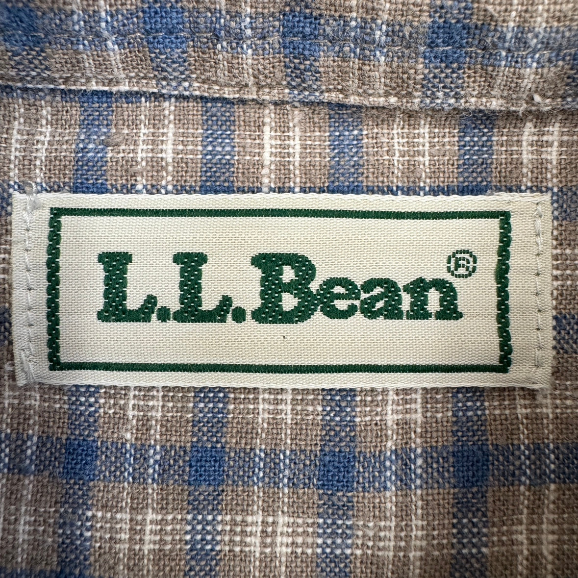 90年代 L.L.Bean エルエルビーン ネルシャツ ボタンダウン ジャマイカ製 Mサイズ