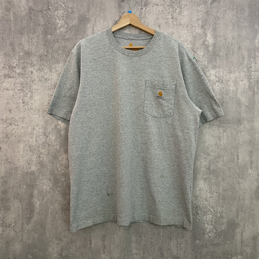 00s vintage 古着　ビンテージ　カーハート　Carhartt Tシャツ　ワンポイントロゴポケット　ストリート　スケーター
