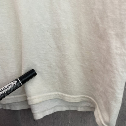 00s vintage 古着　ビンテージ　Tシャツ　オーバーサイズ　フロントプリント　ストリート　スケーター　ホワイト