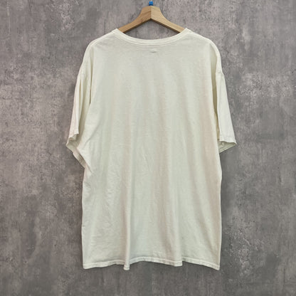 00s vintage 古着　ビンテージ　Tシャツ　オーバーサイズ　フロントプリント　ストリート　スケーター　ホワイト