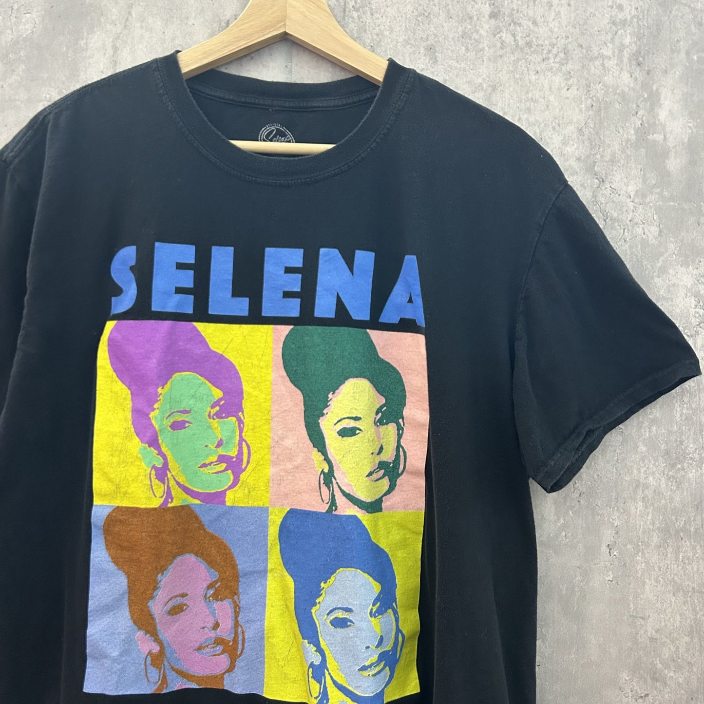 00s vintage 古着　ビンテージ　セレーナゴメス　アーティストTシャツ　バンドTシャツ　ブラック　ストリート　プリント