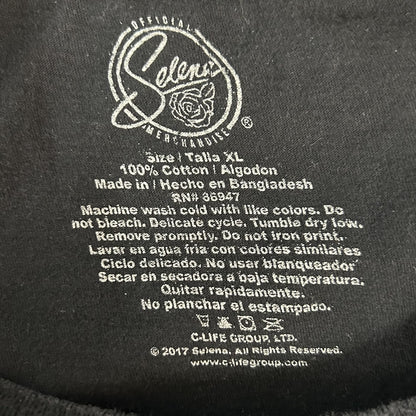 00s vintage 古着　ビンテージ　セレーナゴメス　アーティストTシャツ　バンドTシャツ　ブラック　ストリート　プリント