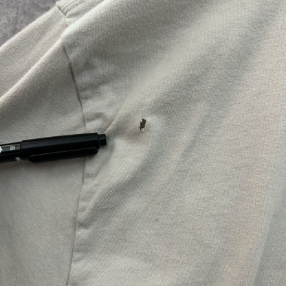 90s vintage 古着　ビンテージ　アニマルTシャツ　オーバーサイズ　鹿　動物　ベージュ　ストリート