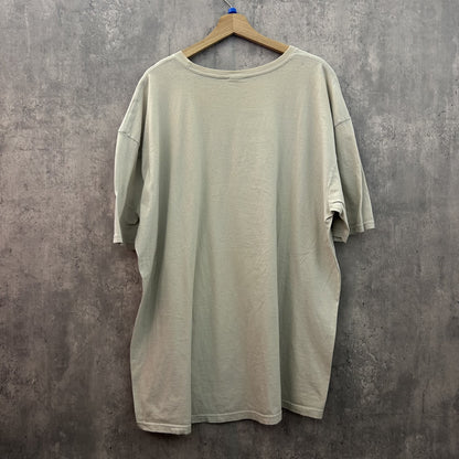 90s vintage 古着　ビンテージ　アニマルTシャツ　オーバーサイズ　鹿　動物　ベージュ　ストリート