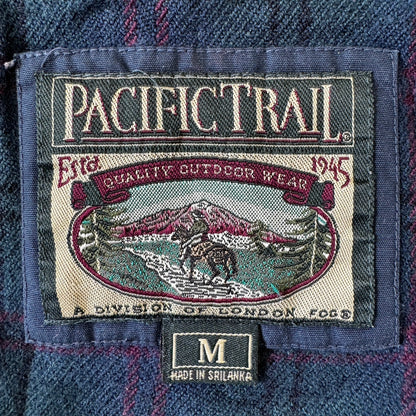 90s PACIFIC TRAIL パシフィックトレイル マウンテンパーカ エメラルドグリーン スリランカ製 サイズM フード欠品