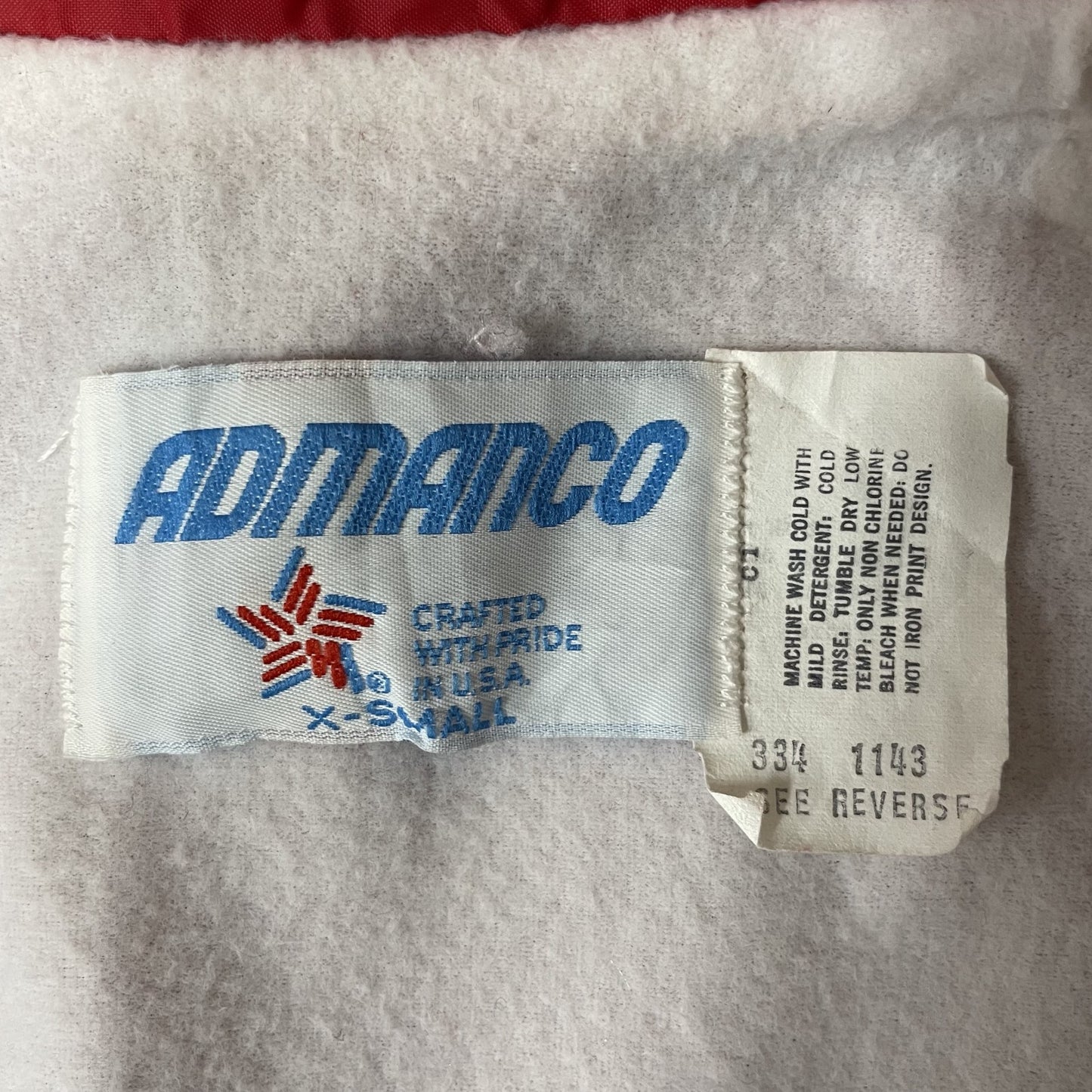 80s USA製　ナイロン　vintage 古着　ビンテージ　コーチジャケット　アメカジ　ADMANCO