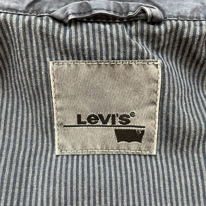 00s vintage 古着　ビンテージ　ミリタリー　Levi's リーバイス　ナイロンジャケット　ネイビー　ドローコード