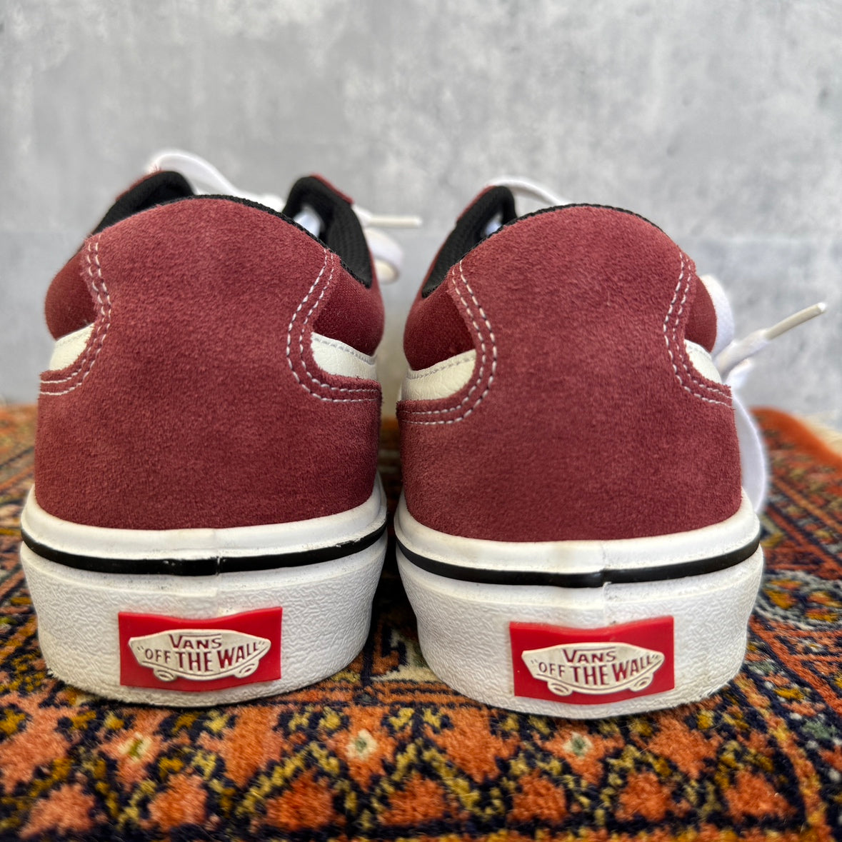 VANS オールドスクール ローカット ボルドー エンジ 26cm 古着