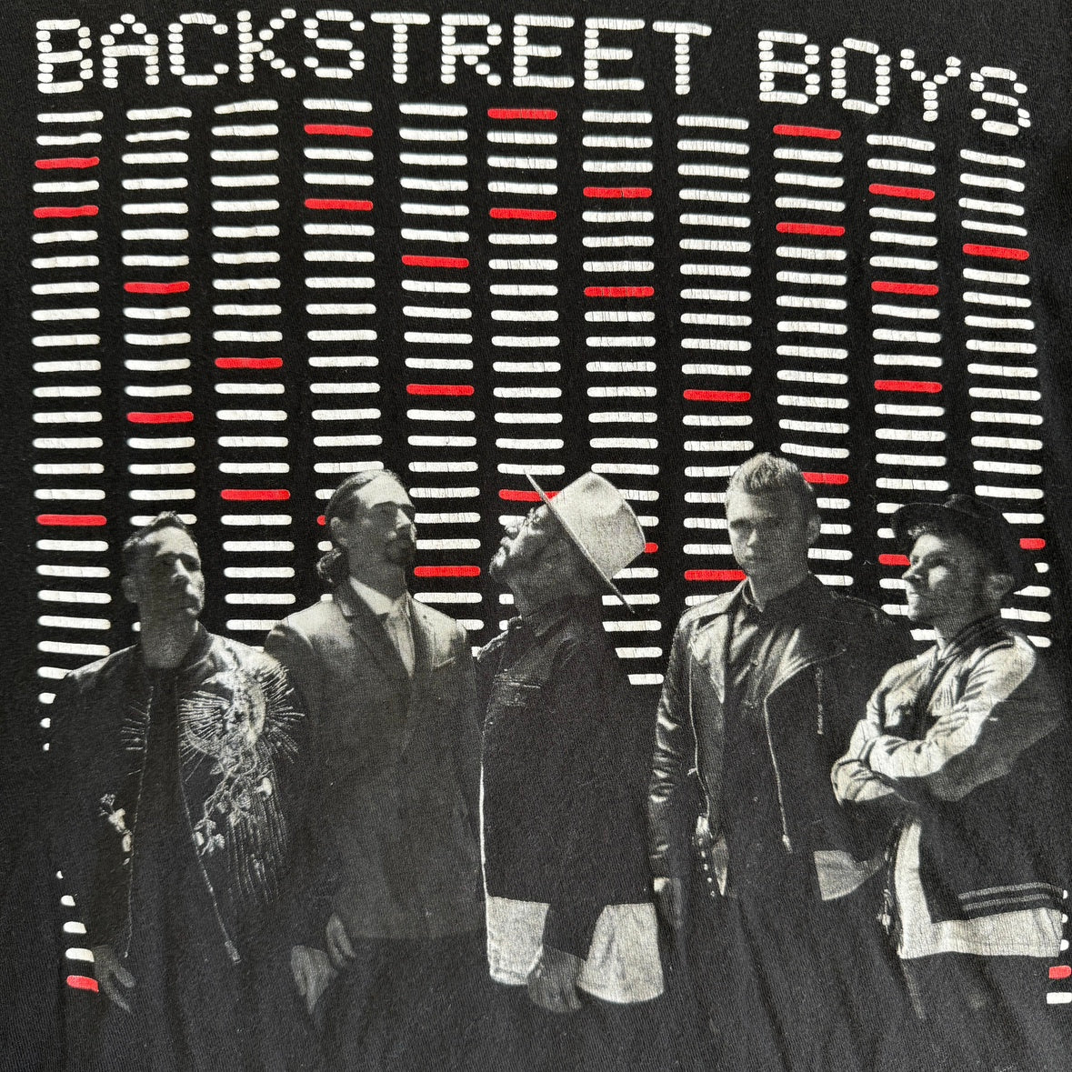 BACKSTREET BOYS バックストリートボーイズ DNATOUR限定 バンドT 両面プリント サイズM ホンジュラス製