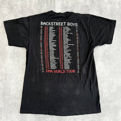 BACKSTREET BOYS バックストリートボーイズ DNATOUR限定 バンドT 両面プリント サイズM ホンジュラス製