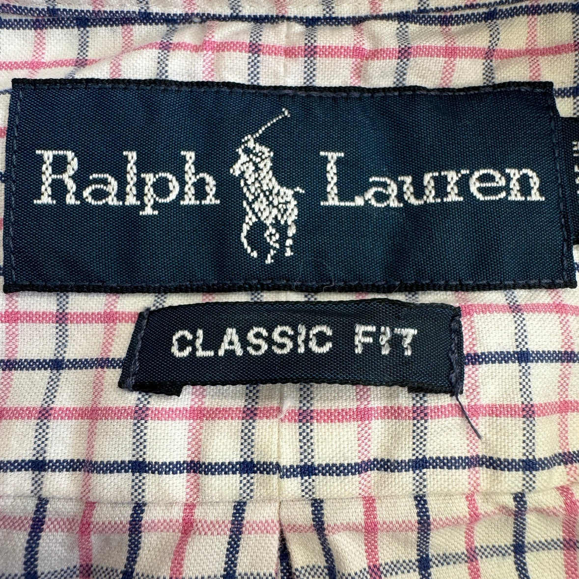 RalphLauren ラルフローレン classicfit ロングスリーブシャツ ボタンダウン 刺繍ロゴ サイズM フィリピン製