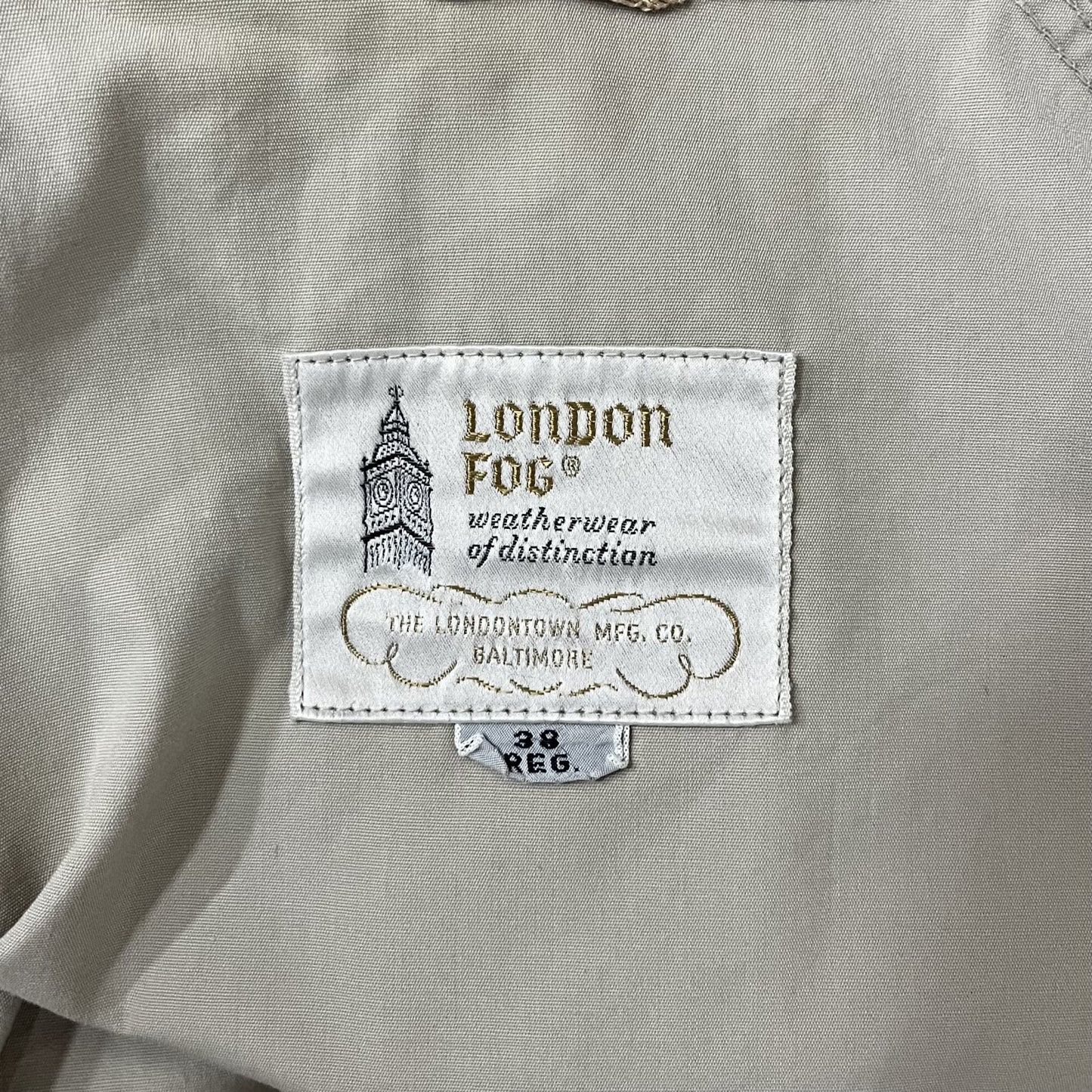 70s 80s vintage ビンテージ　古着 LONDON FOG ロンドンフォグ　スイングトップ　タロンジップ　