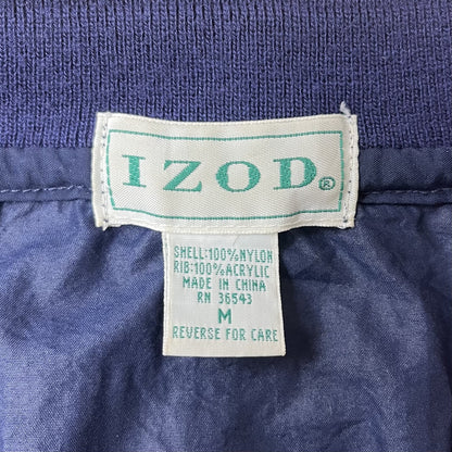 90s vintage IZOD 古着　ビンテージ　アイゾッド　ナイロンプルオーバー　メンズ　Vネック