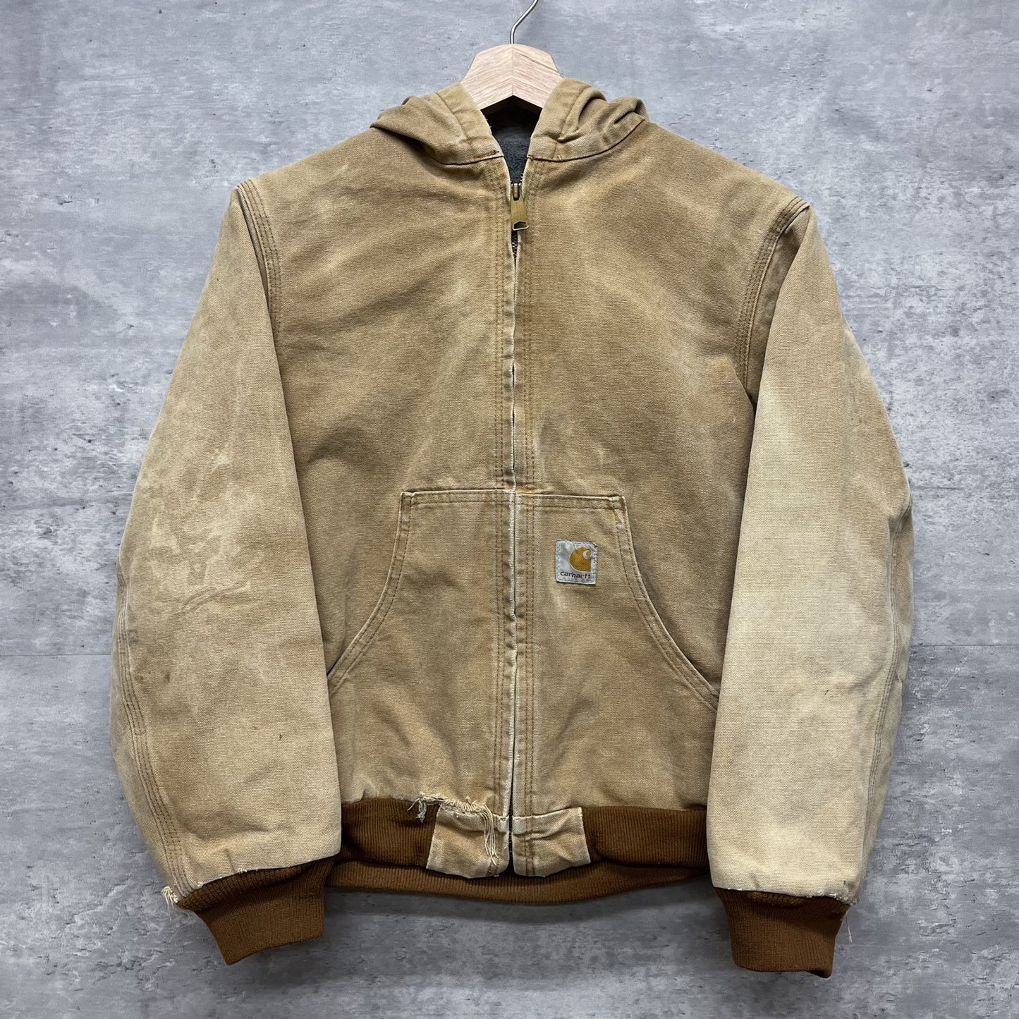 00s vintage ビンテージ　古着　カーハート　Carhartt　 アクティブジャケット　フルジップ　ダック地