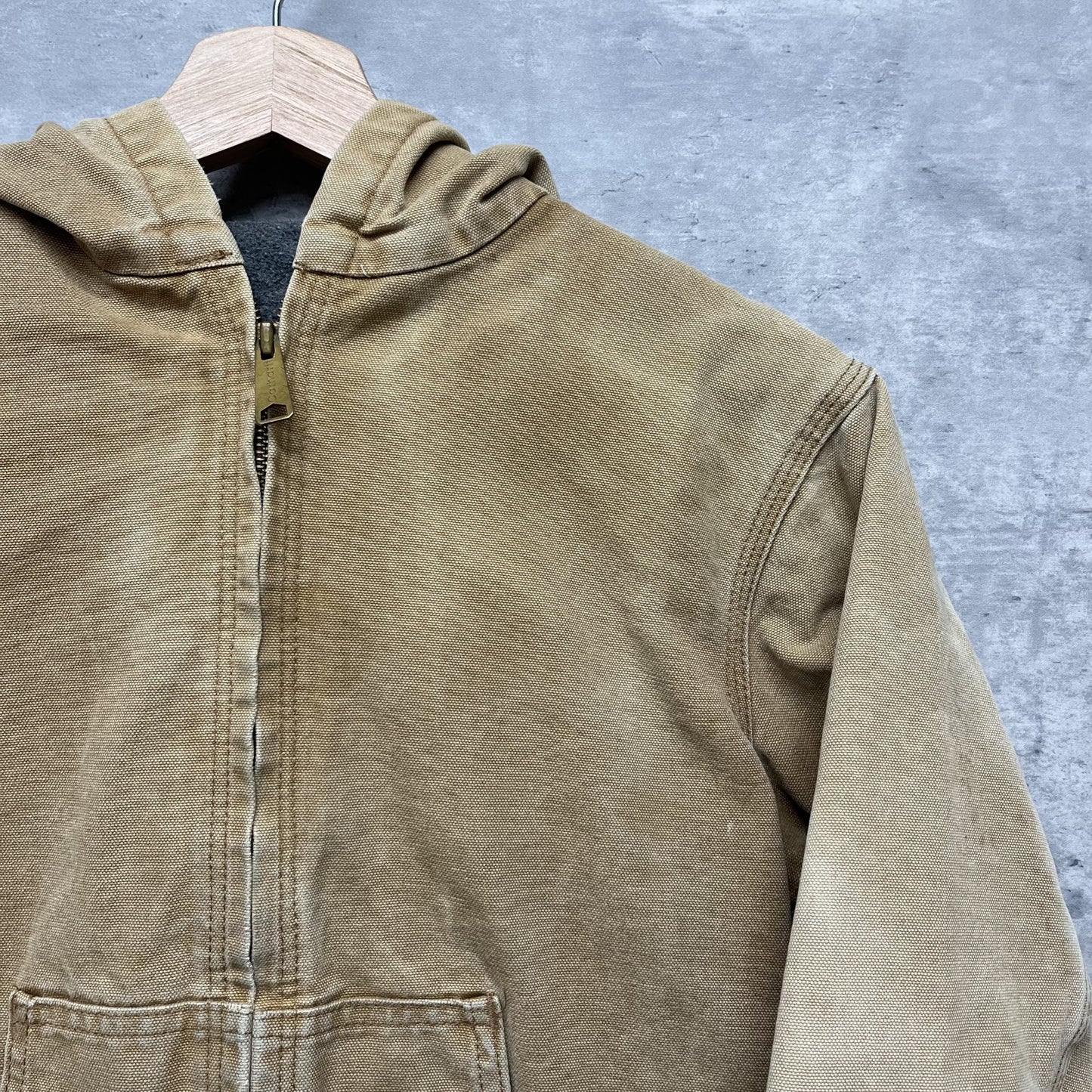 00s vintage ビンテージ　古着　カーハート　Carhartt　 アクティブジャケット　フルジップ　ダック地