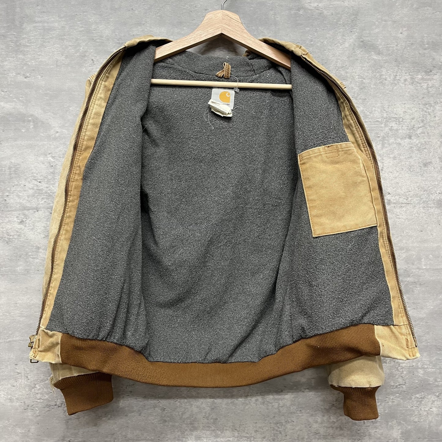 00s vintage ビンテージ　古着　カーハート　Carhartt　 アクティブジャケット　フルジップ　ダック地