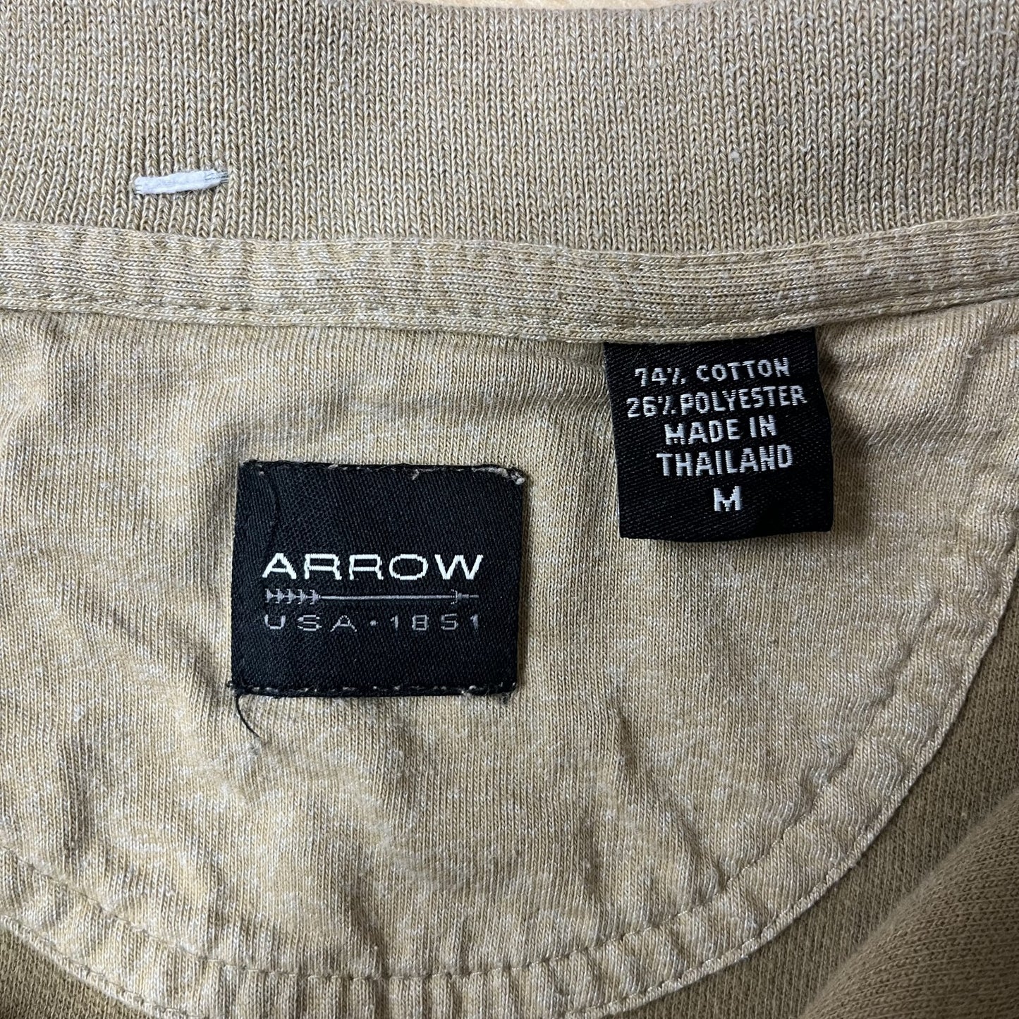 00s vintage 古着　ビンテージ ARROW アロー　ポロシャツ　長袖　ストア　