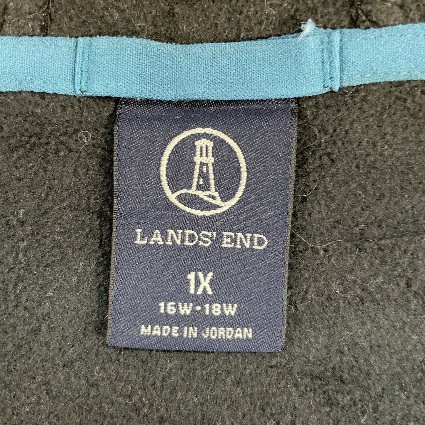 00s vintage 古着　ビンテージ　ランズエンド　フリースジャケット　ダブルジップ　LANDSEND