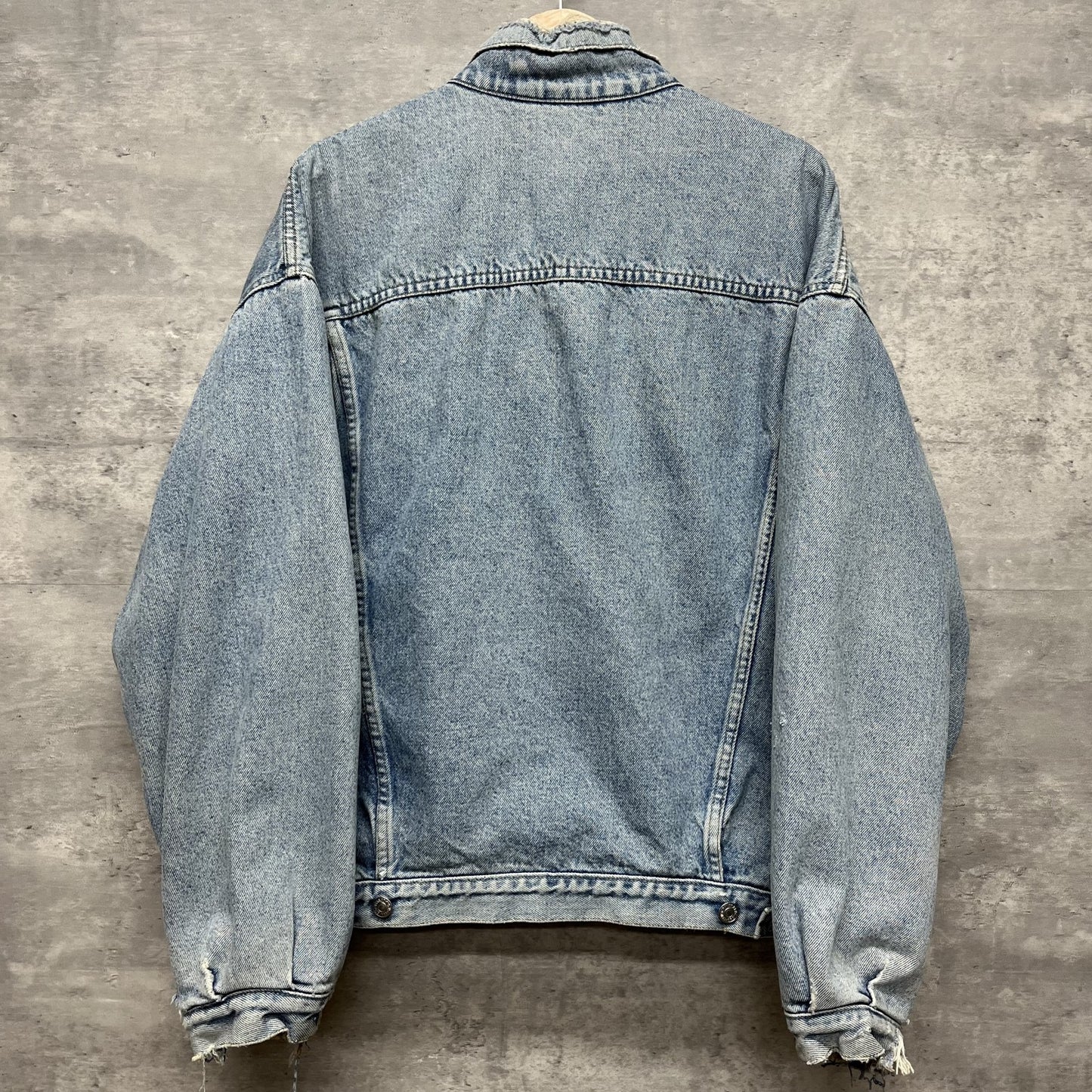 90s vintage 古着　ビンテージ　トラッカー　デニムジャケット　Euro製　裏地　ネル　Levi's