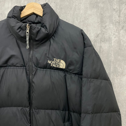 THE NORTH FACE ヌプシジャケット 700フィルパワー ダウンジャケット グースダウン ノースフェイス ブラック 黒 アウトドア 古着 ビンテージ