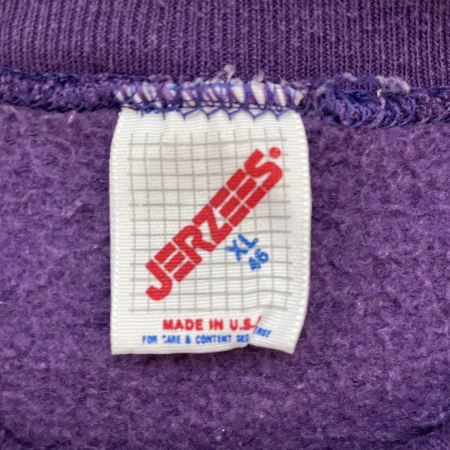 80s vintage 古着　ビンテージ　USA製　JERZEES ジャージーズ　ラグラン　スウェット　