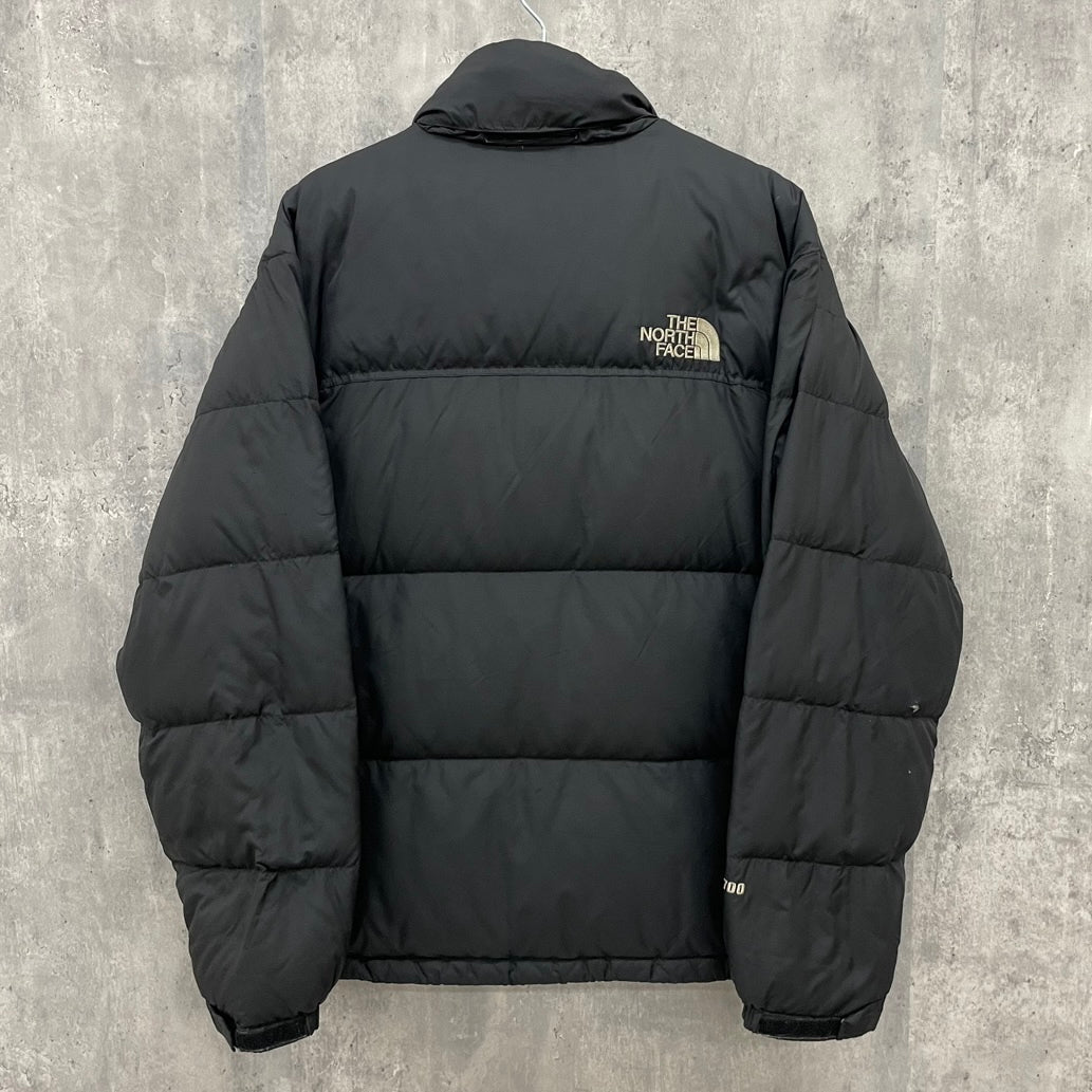 THE NORTH FACE ヌプシジャケット 700フィルパワー ダウンジャケット グースダウン ノースフェイス ブラック 黒 アウトドア 古着 ビンテージ