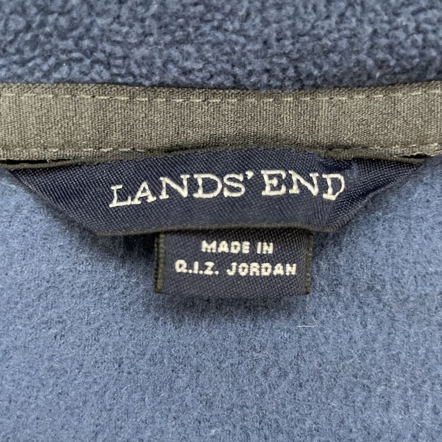 00s vintage 古着　ビンテージ　ランズエンド　フリースジャケット　LANDS'END　カジュアル　ハーフボタン