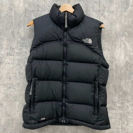 THE NORTH FACE ヌプシ 700フィルパワー ダウンベスト グースダウン ノースフェイス ブラック 黒 アウトドア 古着 ビンテージ