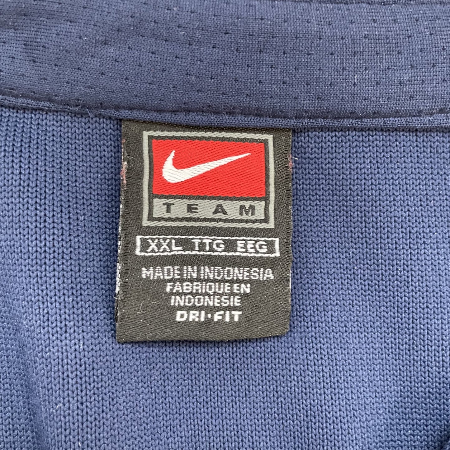 00s vintage 古着　ビンテージ　NIKE ナイキ　テック　ハーフボタン　長袖　スウェット　ラガーシャツ　ポロシャツ