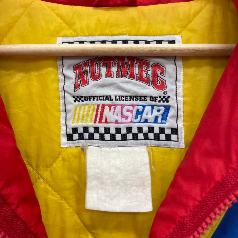 90s NUTMEG NASCAR レーシングジャケット ジェフゴードン 古着 ビンテージ 刺しゅう XL相当