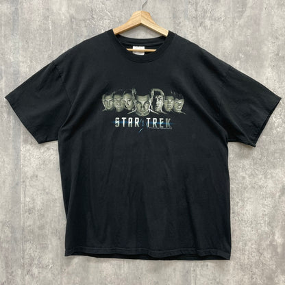 00s PORT and COMPANY STAR TREK ムービーTシャツ スタートレック 映画 半袖 古着 ビンテージ ブラック XL