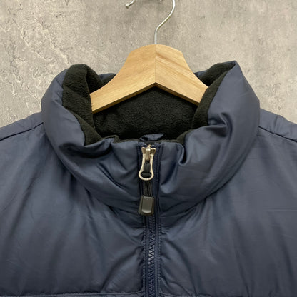 00s Eddie Bauer ダウンベスト エディバウワー GOOSE DOWN 古着 ビンテージ ネイビー XL