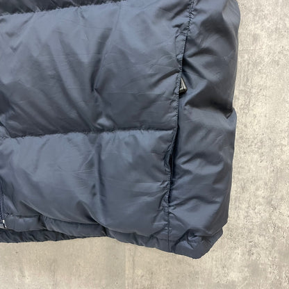 00s Eddie Bauer ダウンベスト エディバウワー GOOSE DOWN 古着 ビンテージ ネイビー XL