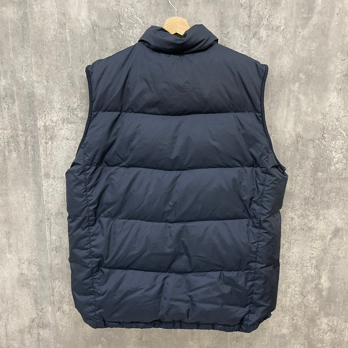 00s Eddie Bauer ダウンベスト エディバウワー GOOSE DOWN 古着 ビンテージ ネイビー XL