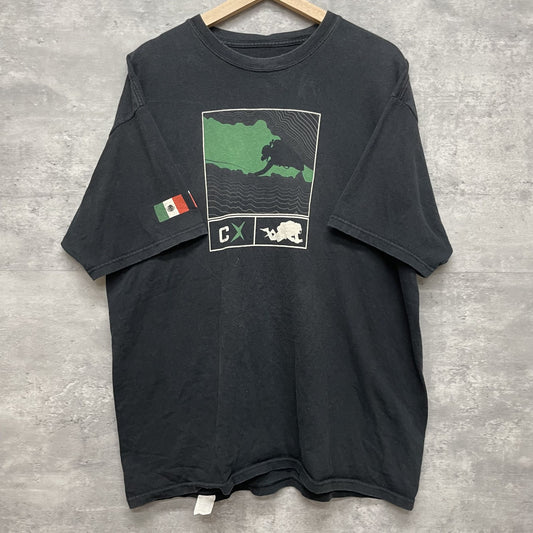 00s vintage 古着　ビンテージ　yELLOW Fish　ダイバー　フィッシュ　ブラック　ストリート　オーバーサイズ　海