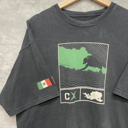 00s vintage 古着　ビンテージ　yELLOW Fish　ダイバー　フィッシュ　ブラック　ストリート　オーバーサイズ　海