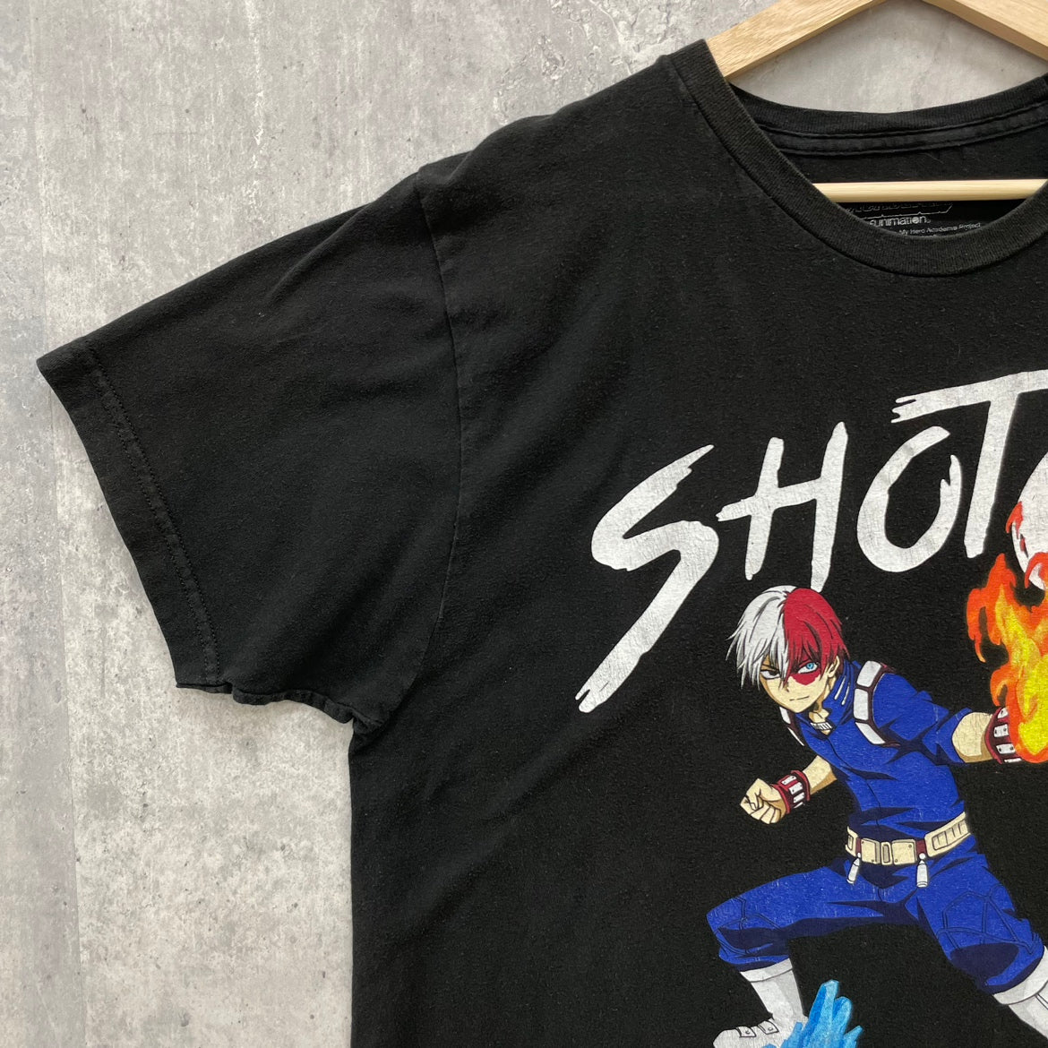 僕のヒーローアカデミア 轟焦凍 MY HERO ACADEMIA SHOTO Tシャツ アニメT ヒロアカ 半袖 キャラクター 古着 ビンテージ XL