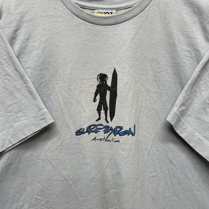 00s vintage 古着　ビンテージ　サーフボード　QUOZ PLUS  ブルー　ストリート　サーファー　オーバーサイズ