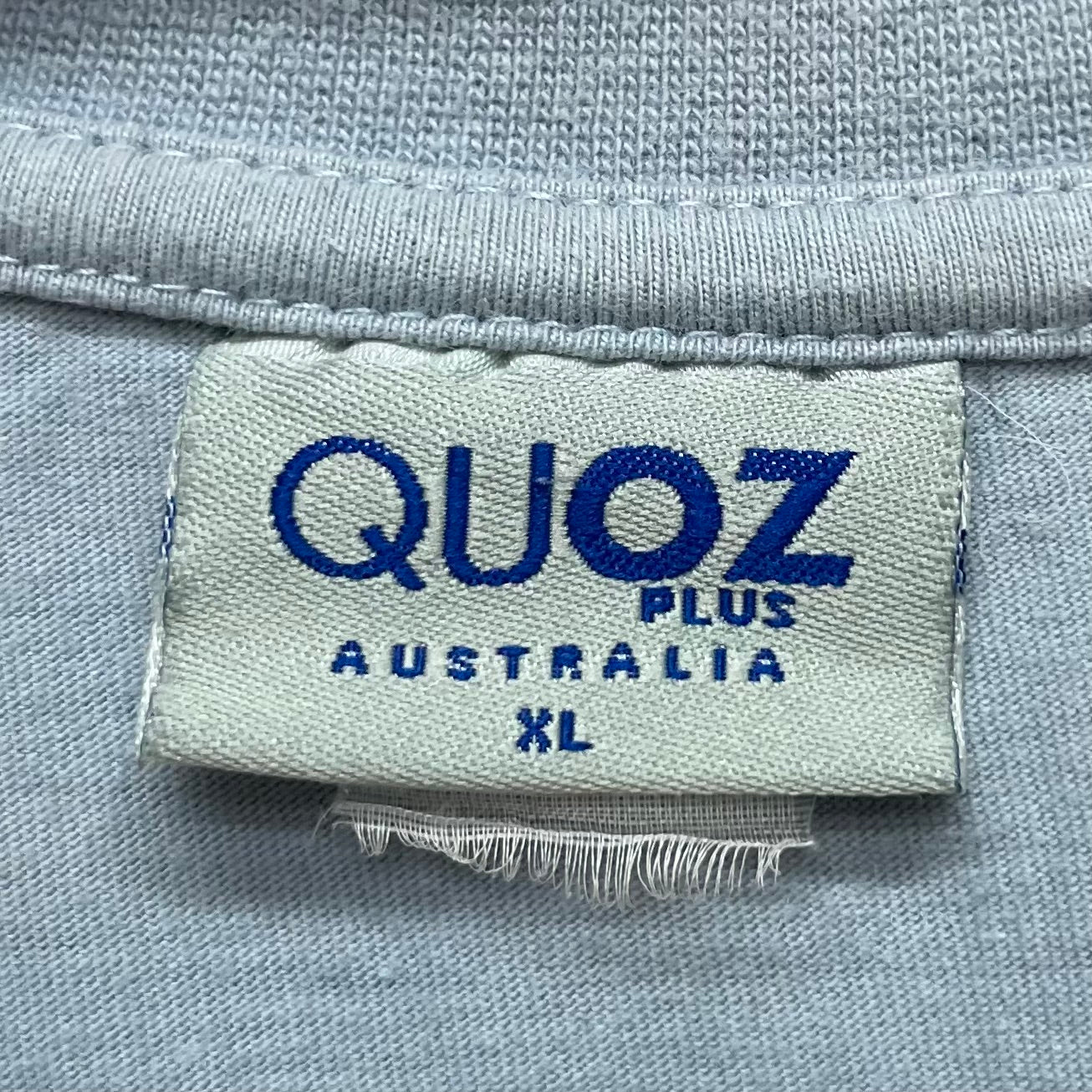 00s vintage 古着　ビンテージ　サーフボード　QUOZ PLUS  ブルー　ストリート　サーファー　オーバーサイズ