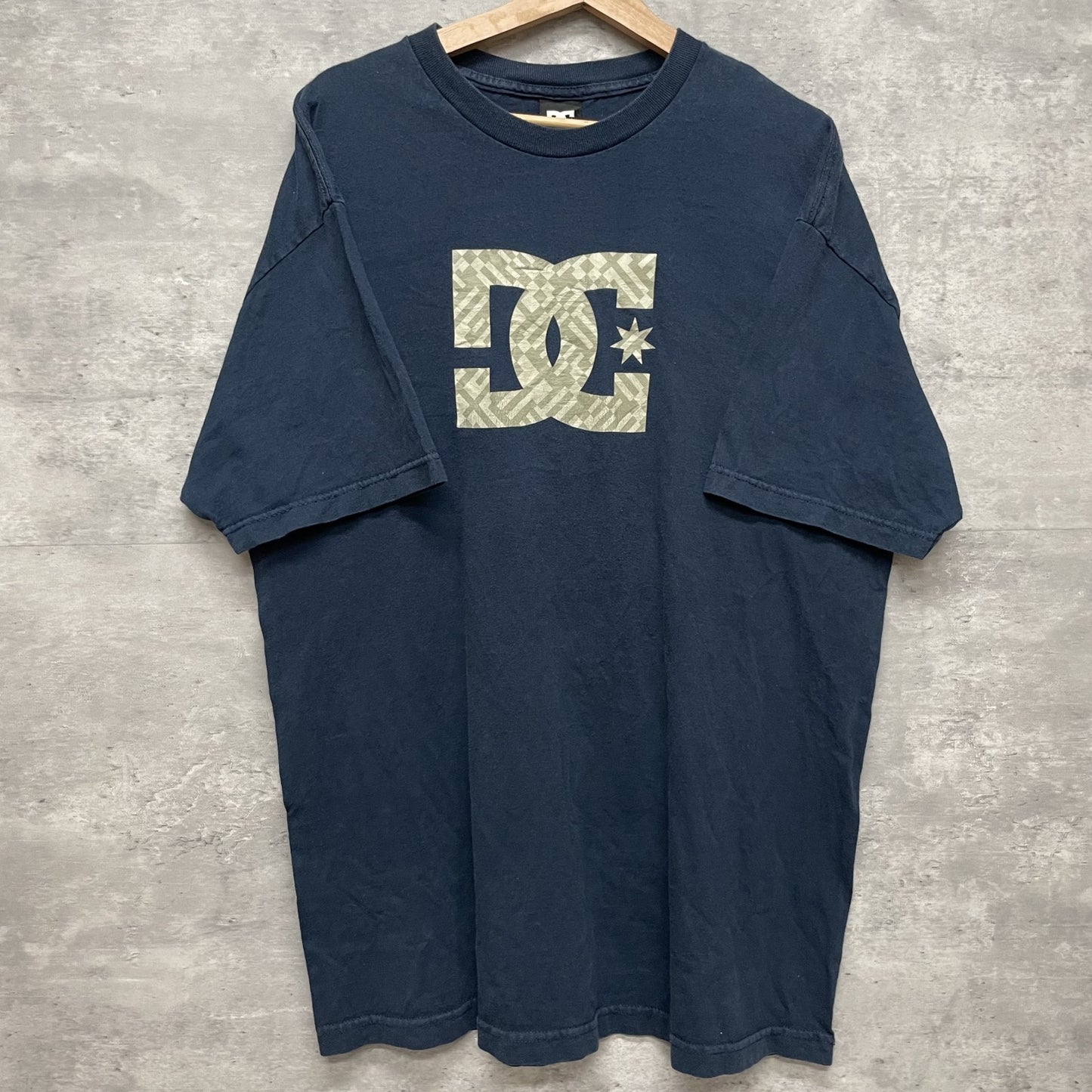 00s vintage 古着　ビンテージ　DC ロゴプリント　ディーシー　ストリート　ネイビー　オーバーサイズ