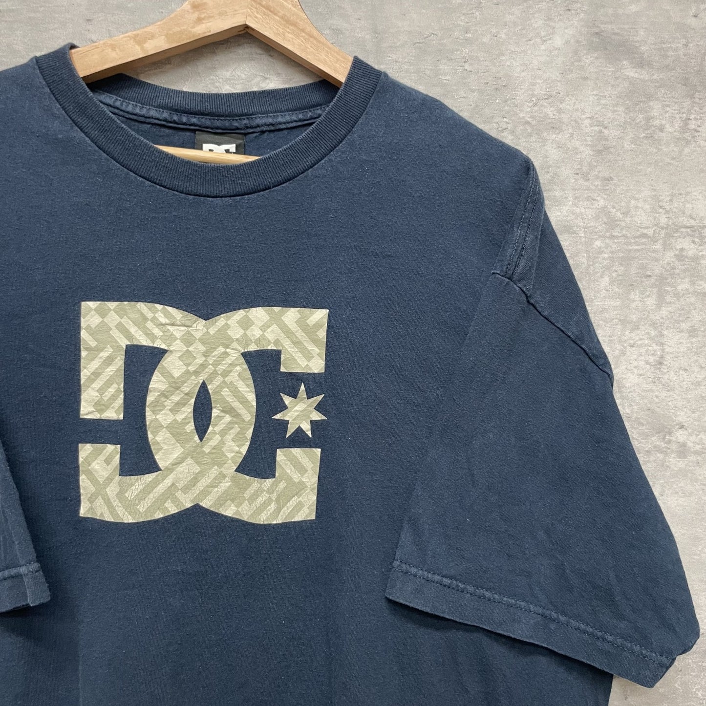 00s vintage 古着　ビンテージ　DC ロゴプリント　ディーシー　ストリート　ネイビー　オーバーサイズ