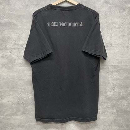 00s vintage 古着　ビンテージ　ワールドレスリング　ブラック　オーバーサイズ　wwf BIGプリント　ストリート