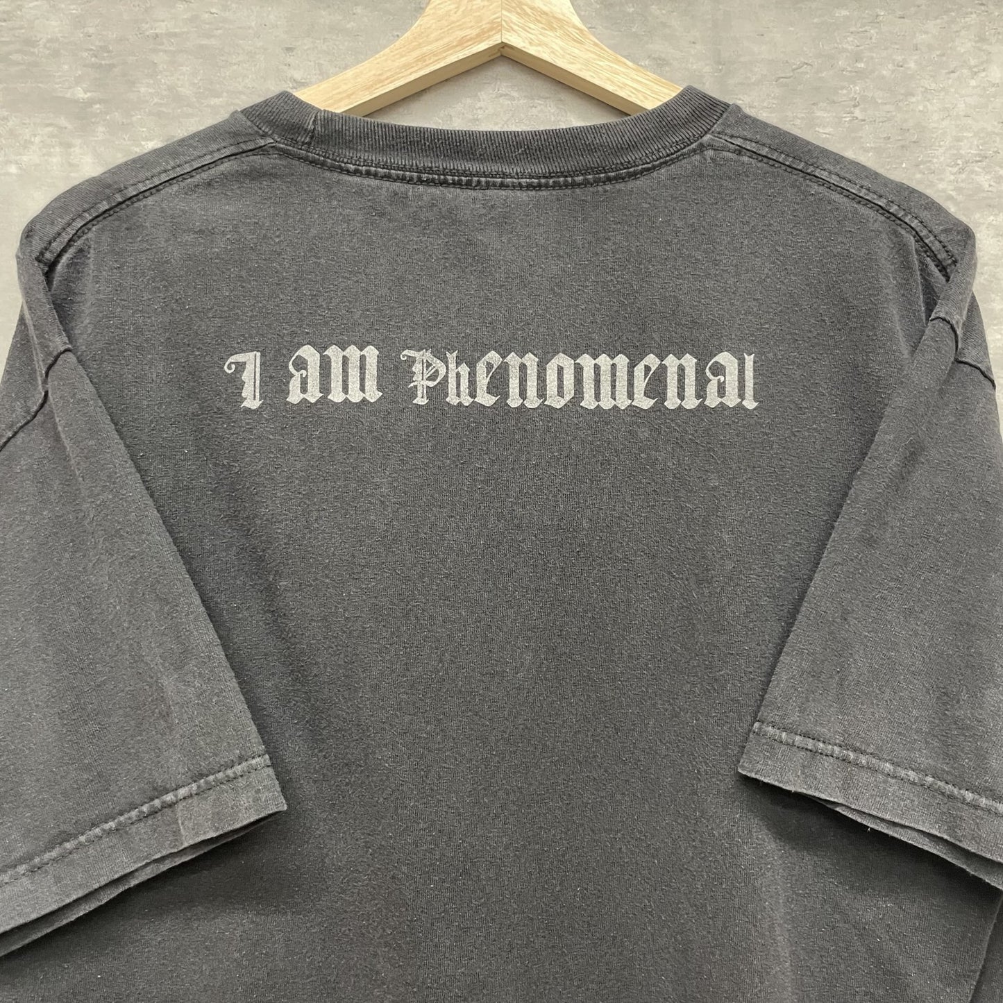 00s vintage 古着　ビンテージ　ワールドレスリング　ブラック　オーバーサイズ　wwf BIGプリント　ストリート