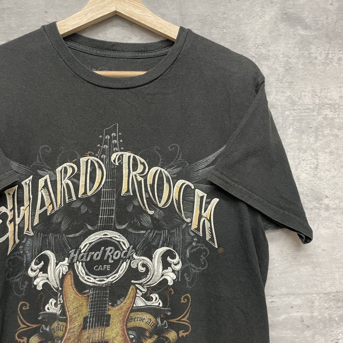 00s vintage 古着　ビンテージ　ハードロック　HardRock カフェ　カジュアル　フロント　プリント　アメカジ