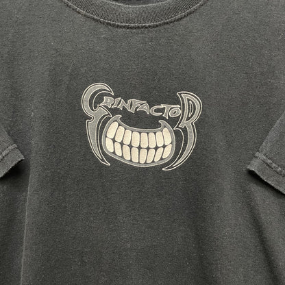 00s vintage 古着　ビンテージ　Grinfactor ストリート　スケーター　バッフプリント　ブラック