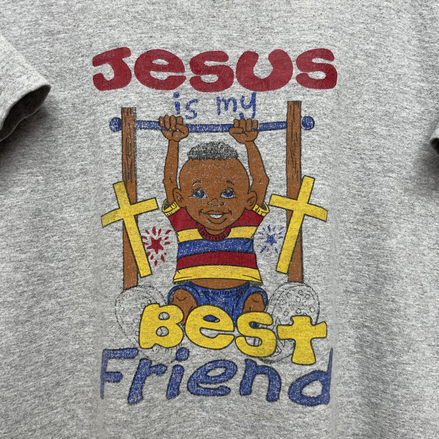 90s vintage 古着　ビンテージ　グレー　アメカジ　キャラクター　チャイルド　シティ　子供