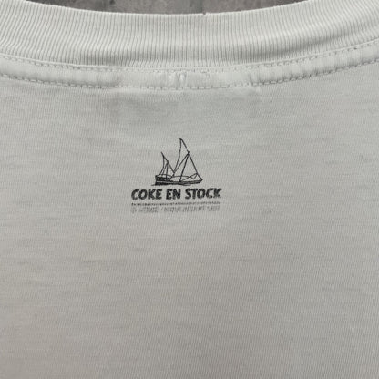 90s vintage 古着　ビンテージ　TINTIN タンタン　キャラクター　フロントプリント　ホワイト