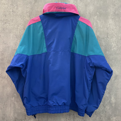 vintage 古着　90s ビンテージ　コロンビア　Columbia アウトドア　ナイロンジャケット ブルゾン　マルチカラー　