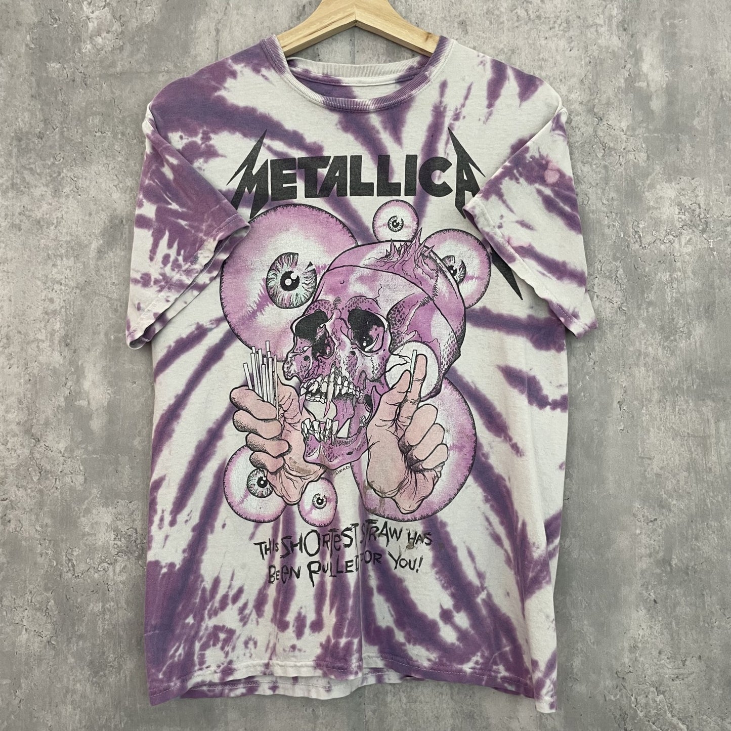 00s vintage 古着　ビンテージ　メタリカ　METALLICA バンド　アメカジ　Y2K タイダイ